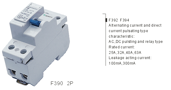 F390 2P Residual Current Circuit Breaker