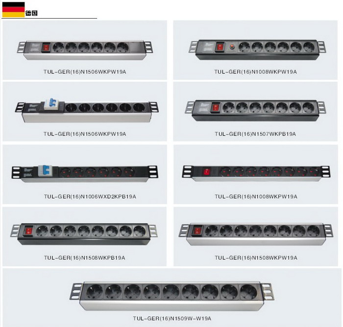 Related outlet configurations in this PDU family. Confirm the model, outlet count and electrical rating for your order.