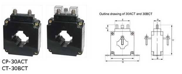 CP-30ACT, CT-30BCT Current Transformer